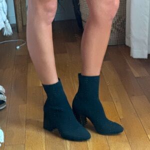 Black Aldo Sock Boots